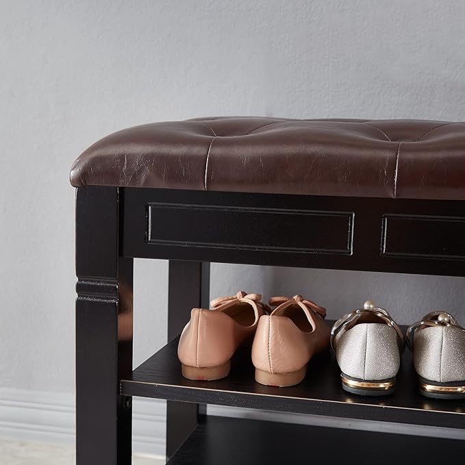 Shoe Storage Bench, Entryway Shoe Rack - Image 7