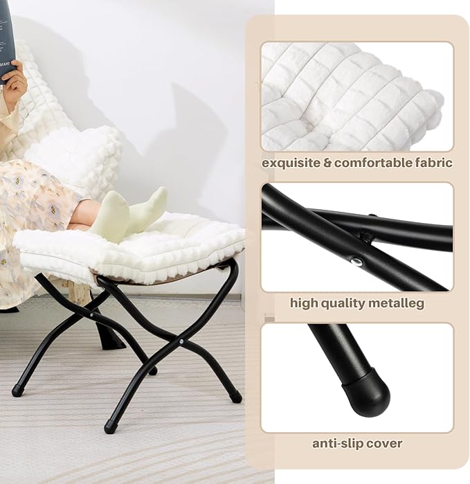 HollyHOME Fabric Lazy Chair - Image 6
