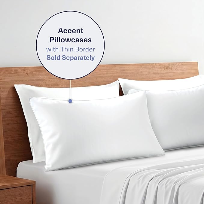 Kickoff Viscose Bamboo Sheets Queen Size 4-pc 100% Organic Bamboo Viscose Bed - Image 9