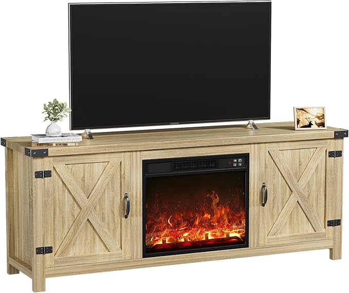 YESHOMY Fireplace TV Stand - Image 9