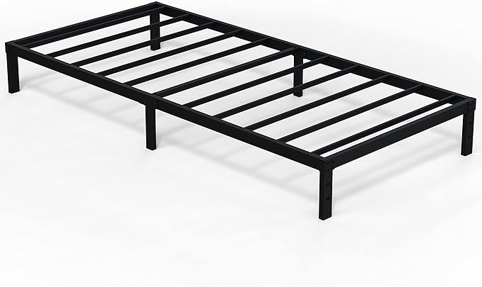 EMODA 10 Inch Twin Bed Frames No Box Spring Needed, Heavy Duty Metal Twin - Image 9