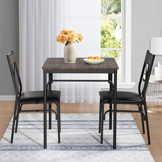 VECELO Kitchen Dining Room Table Set - Image 2