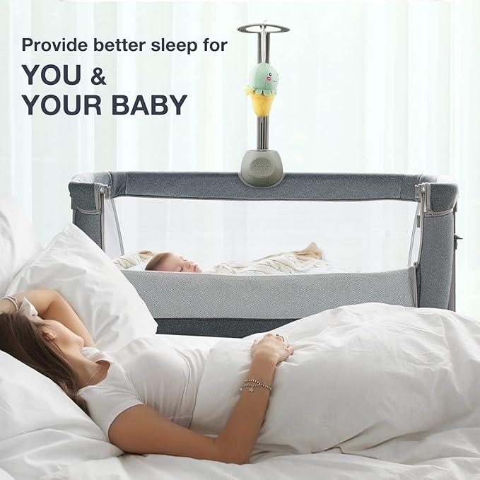 RONBEI Baby Basinet Bedside Sleeper, Infant Bedside Bassinet Bedside Crib - Image 5