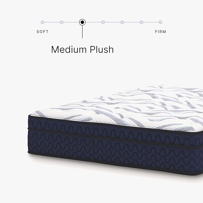 Signature Design by Ashley Queen Size Stack 12 Inch Hybrid Medium Plush Cooling - Image 8