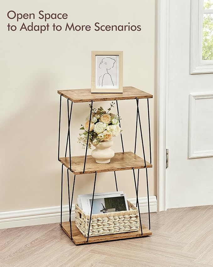 Side Table Set of 2, Tall End Table, Small Accent Table, Bedside Table - Image 5