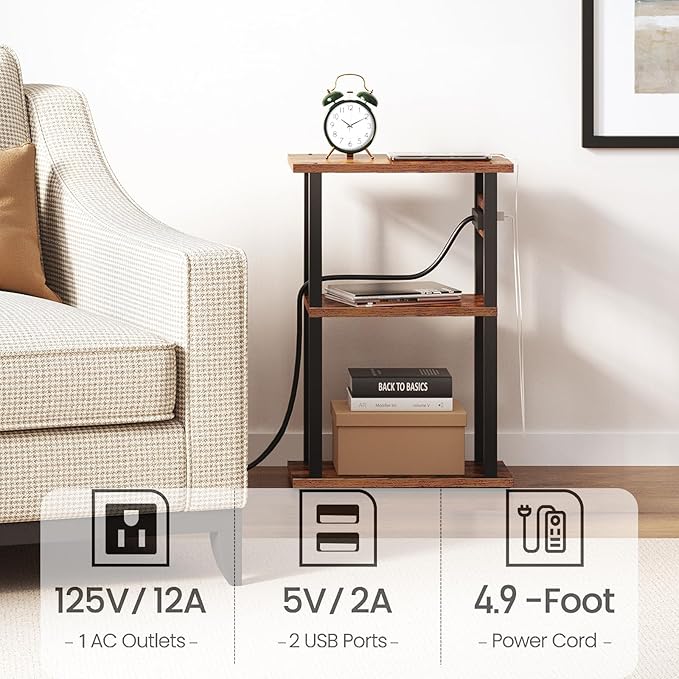 TUTOTAK Small Narrow Side Table - Image 7