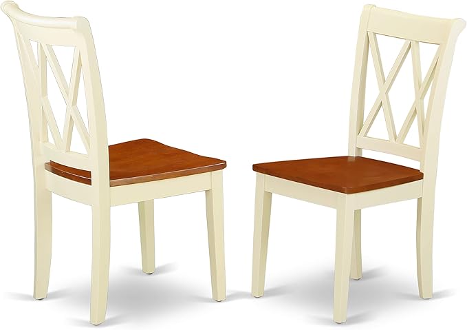 East West Furniture DOCL5-BMK-W 5 Piece Dining Set Includes a Rectangle Dining - Image 6