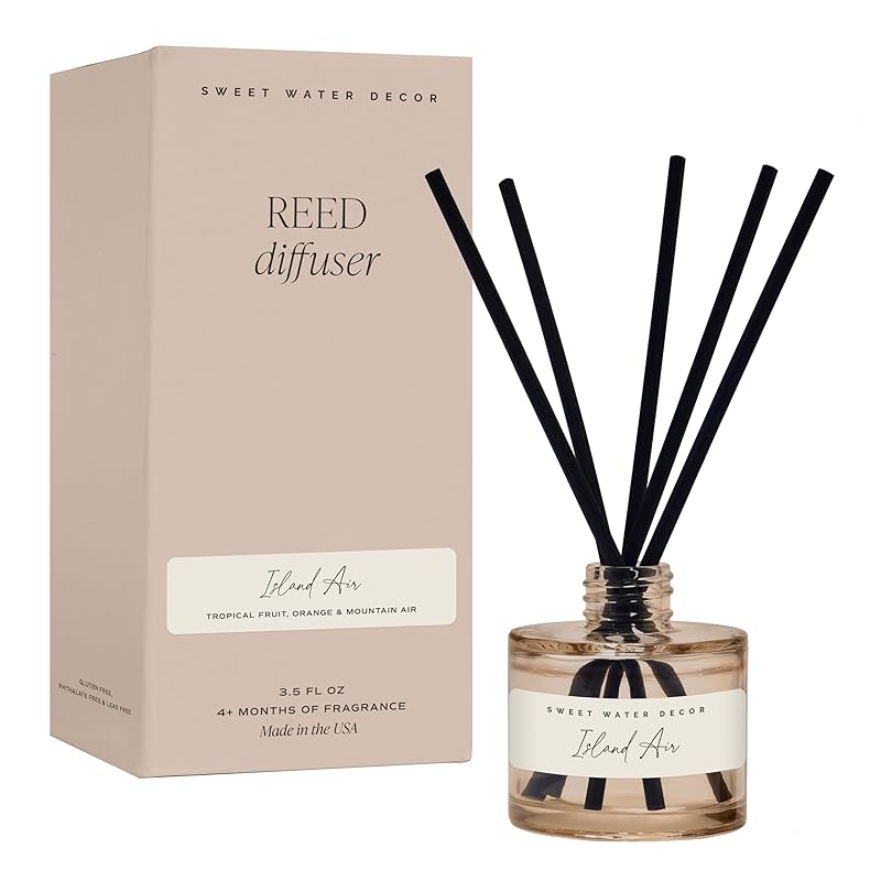 Sweet Water Decor Island Air Reed Diffuser – Room Decor Aesthetic by SweetWaterDecor