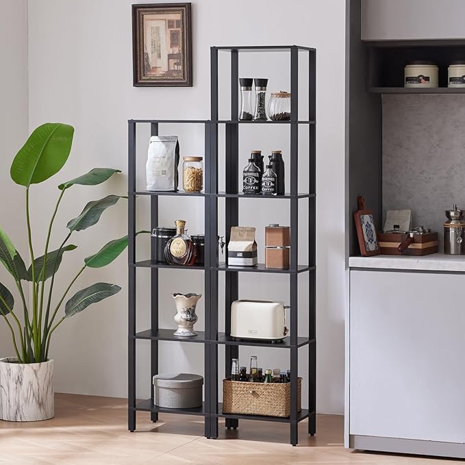 66in Tall Bookshelf 6-Tier Small Narrow Bookcase, Skinny Book Shelf - Image 8