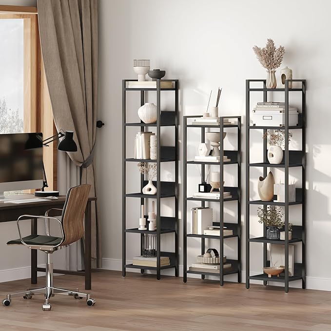 5-Tier Bookshelf, Shelves Organizer - Image 2