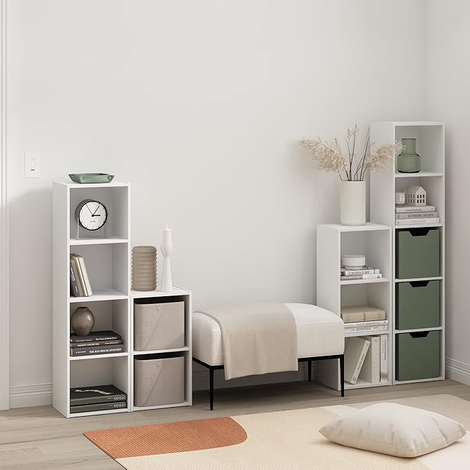 Furinno Luder Bookcase / Book / Storage, 5-Tier Cube - Image 2