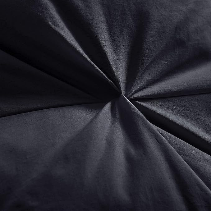 Luxurious Goose Down Feather Fiber Comforter, Exquisite Pinch Pleat Design - Image 4
