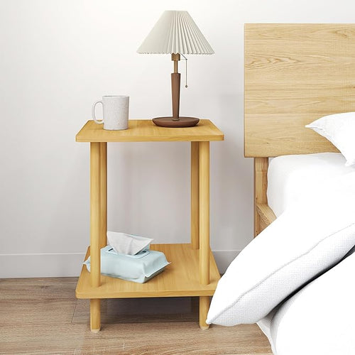 2-Tier End Table, Minimalist Modern - Image 2