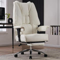 Big and Tall Office Chair 400lbs Wide Seat, Leather High Back Executive Office by EXCEBETOFFICECHAIR