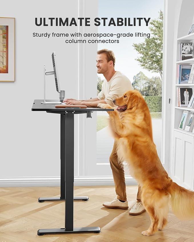 ErGear Height Adjustable Electric Standing Desk, 47.2 x 23.6 Inches Sit Stand - Image 4