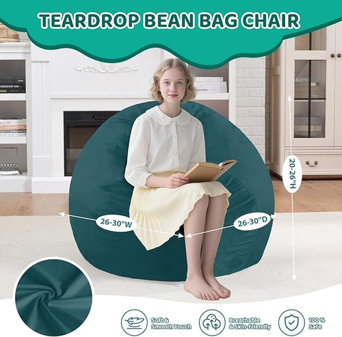 2FT Bean Bag Chair, Comfy Bean Bag Chairs - Image 2