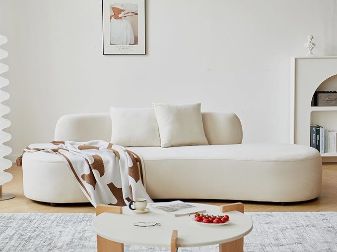 Container Furniture Direct 90" Curved Sofa - Image 6