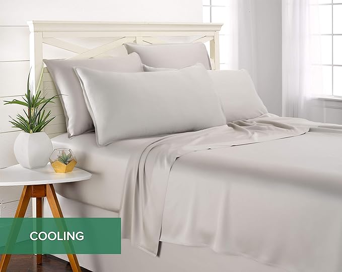 King Sheets by Pure Bamboo, Genuine 100% Organic Viscose Derived from Bamboo - Image 5