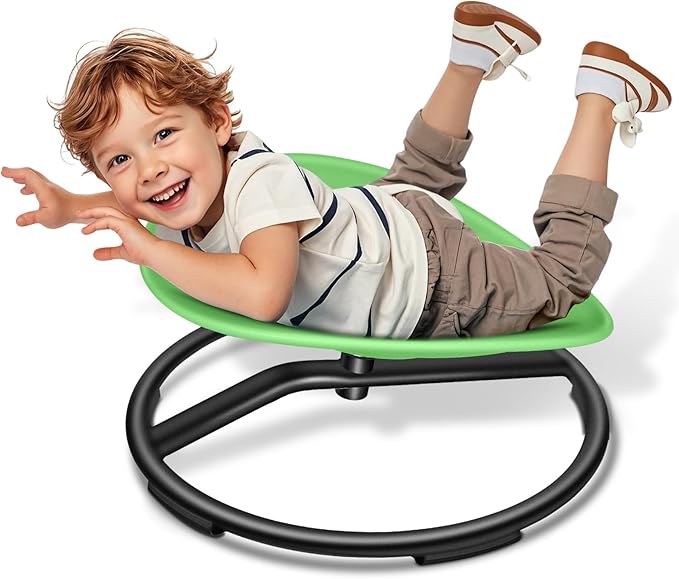 Spinning Chair for Autistic Kids, Sensory Swivel Chair, 220LBS Weight Capacity by FERUERW