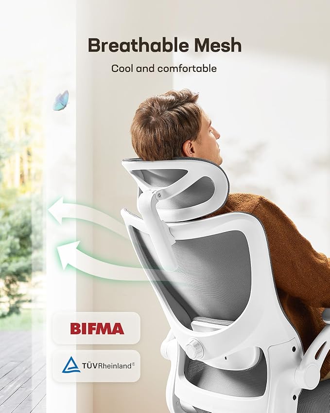 Marsail Ergonomic Office Chair: Office Computer Desk Chair - Image 5