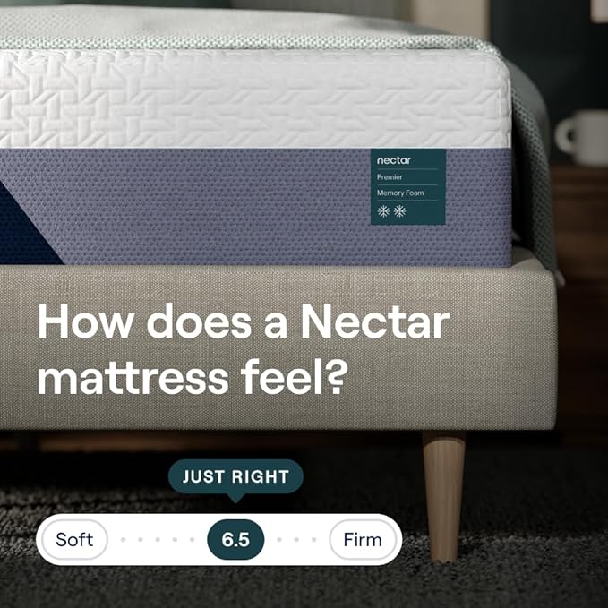 Nectar Premier Queen Adjustable Base & 13” Mattress - Image 6