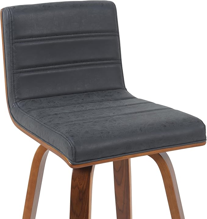 Armen Living Vienna Modern Swivel 26" Counter Height Barstool - Image 5