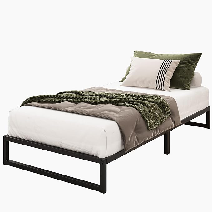 9 Inch Twin Bed Frames Heavy Duty Metal Twin Platform Bed Frame No Box Spring - Image 7