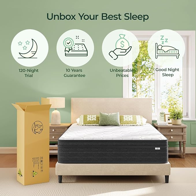 Queen Mattress 10 Inch in a Box - Image 7