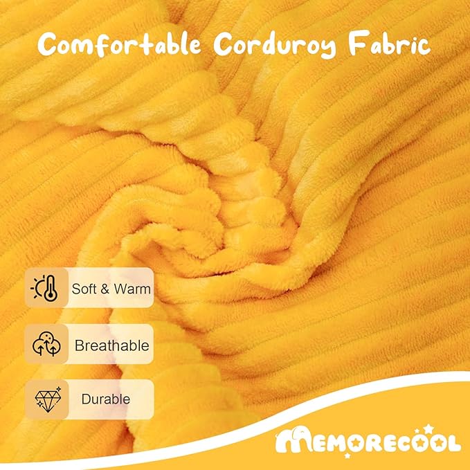 MeMoreCool Modular Kids Couch, Corduroy Play Toddler Couch - Image 6