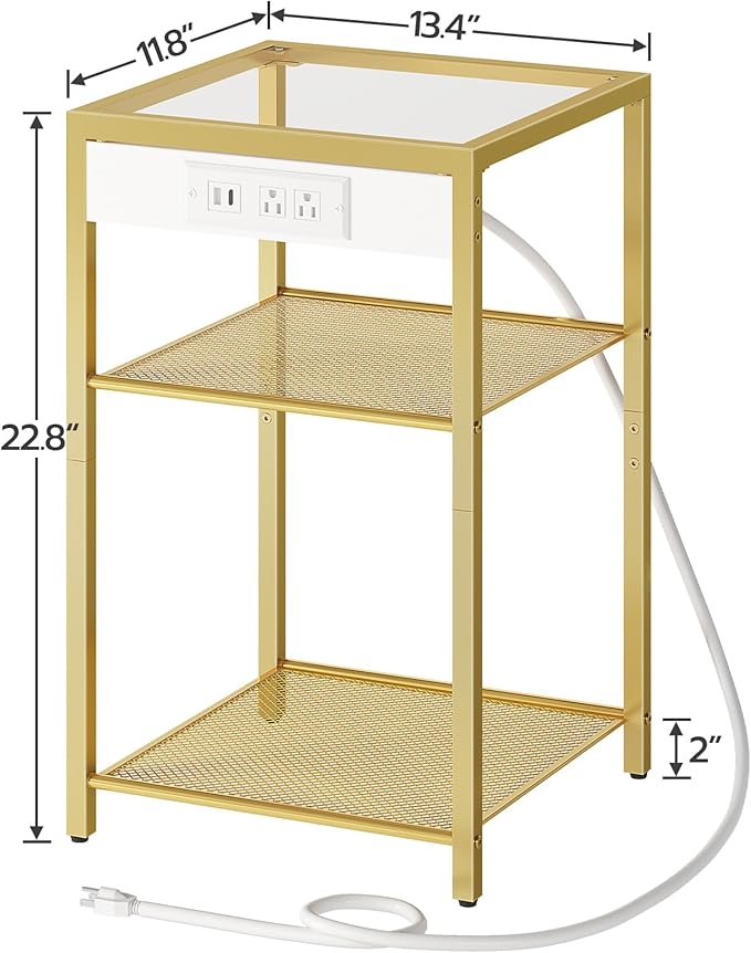 HOOBRO End Tables Set of 2 - Image 3