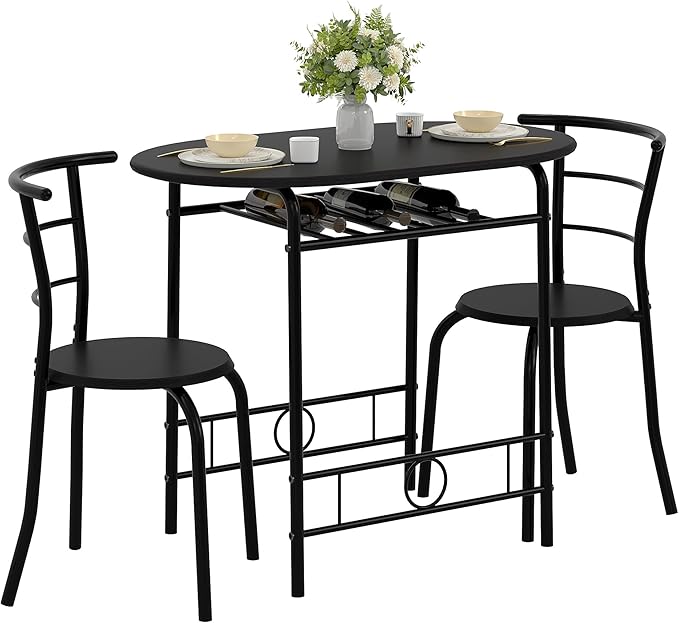 VECELO 3-Piece Dining Table Set - Image 9