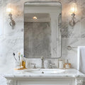 MOON MIRROR Polished Chrome Pivot Mirror by MOONMIRROR