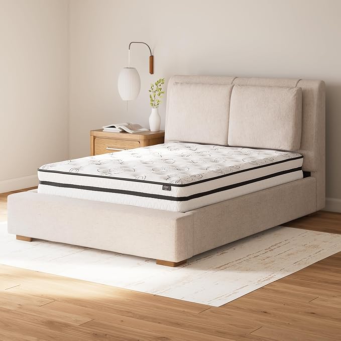 Signature Design by Ashley Full Size Chime 10 Inch Medium Firm Hybrid Mattress - Image 4