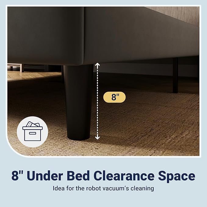 Allewie Full Size Platform Bed Frame - Image 6