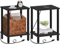 TUTOTAK End Table with Charging Station, Side Table with USB Ports and Outlets by WelcometotheTUTOTAKHome