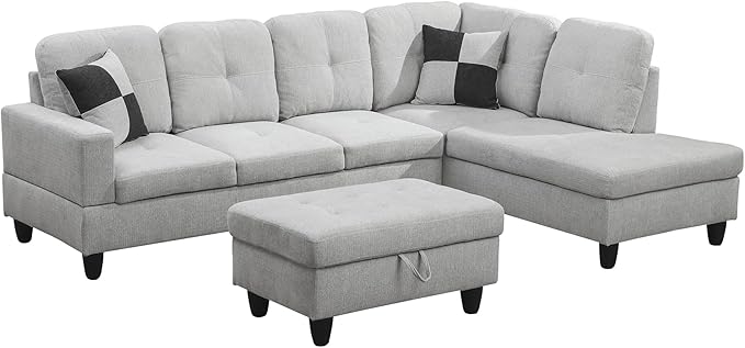 L Shaped Sectional Couches, Lounge Modular Sectional Sofa - Image 7