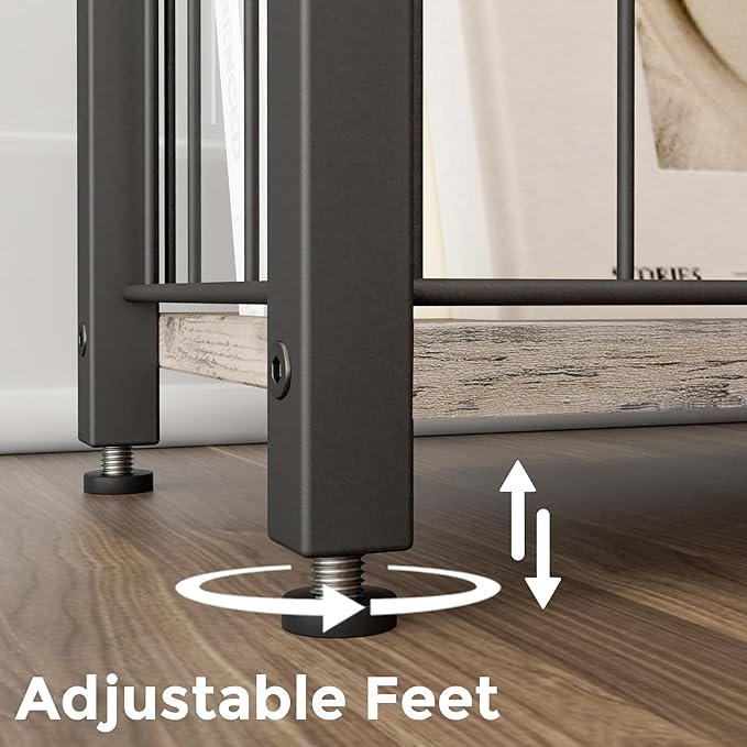 Narrow Side Table with Magazine Holder, Skinny End Table Perfect - Image 8