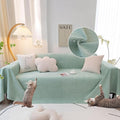 STACYPIK Thick Dual Waterproof Couch Cover Water Resistant Sea Green Sofa Cover by STACYPIK
