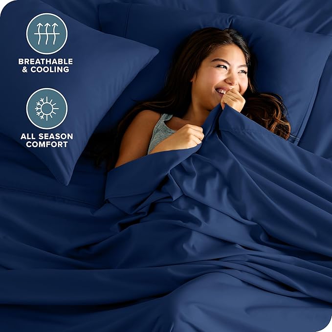 Bare Home Short Queen Sheet Set - Image 3
