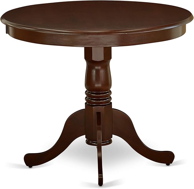 East West Furniture ANAB3-MAH-72 3 Piece Dinette Set - Image 3