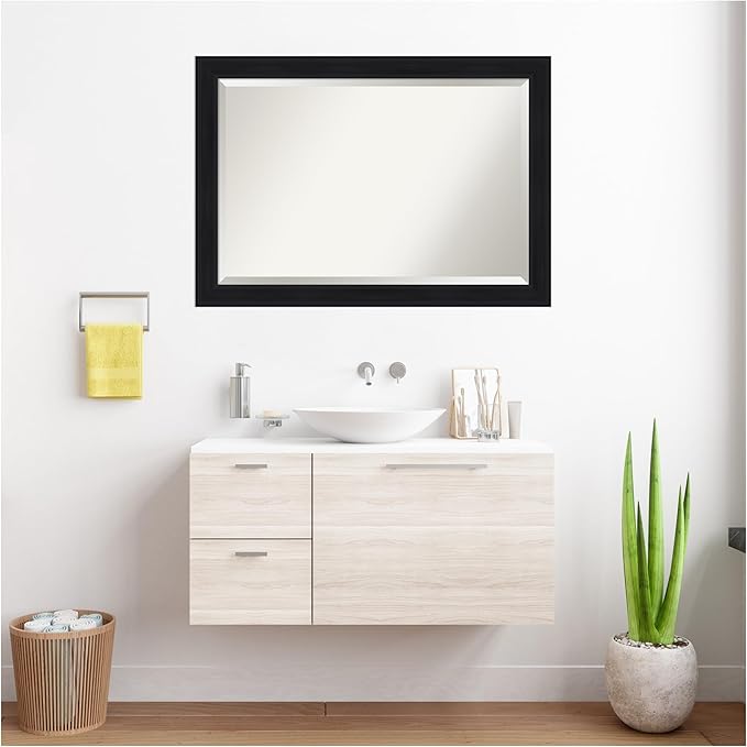 Amanti Art Black Bathroom Mirror - Image 7