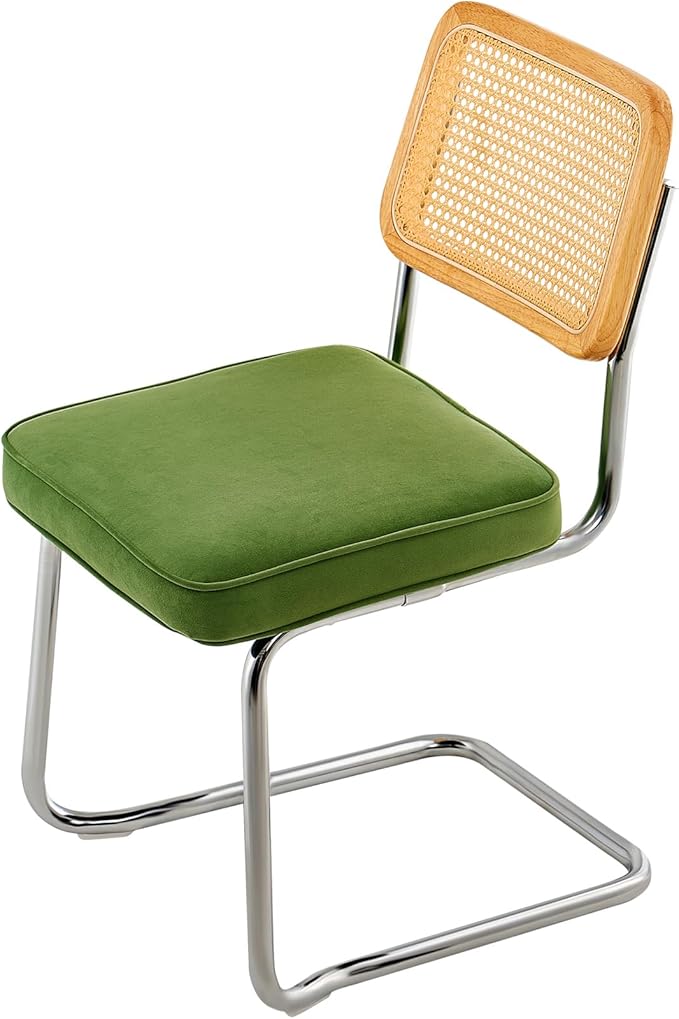 VEVOR Rattan Dining Chairs Set of 4, Mid Century Modern Dining Chair, - Image 10