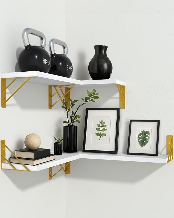 BAYKA Wall Shelves for Bedroom Decor, Floating Wall Shelves for Living Room - Image 2