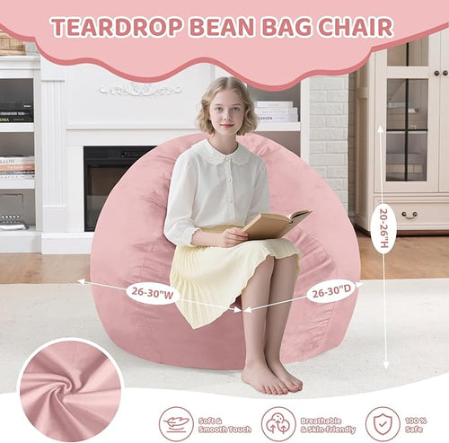 2FT Bean Bag Chair, Comfy Bean Bag Chairs - Image 2