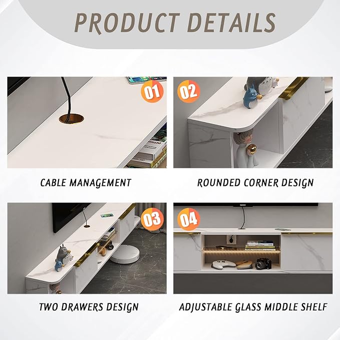 Pmnianhua LED Floating TV Stand - Image 7