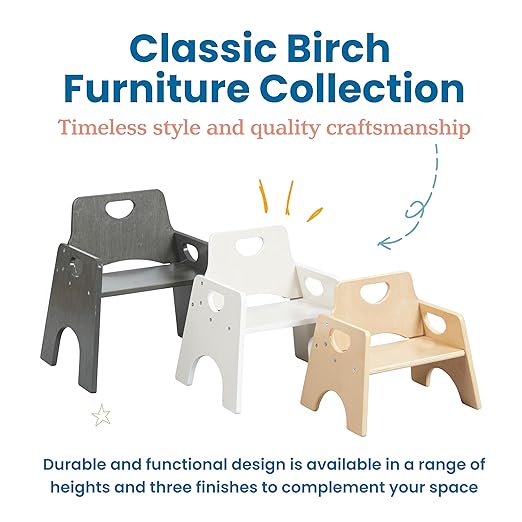 ECR4Kids Stackable Wooden Toddler Chair, Kids Furniture - Image 8