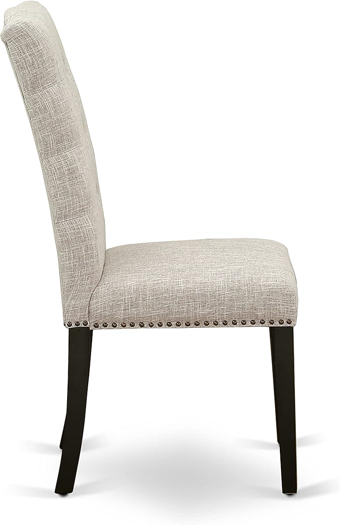 East West Furniture X677EL635-7 7 Piece Dining Table Set Consist of a Rectangle - Image 9