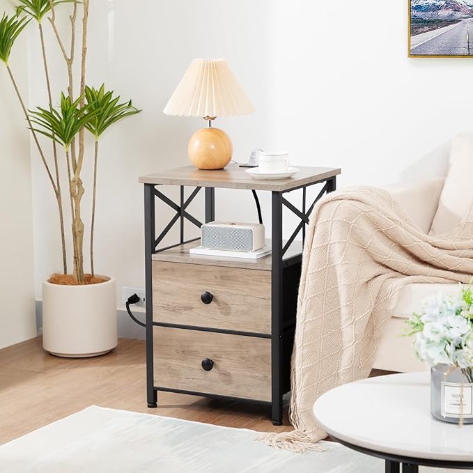 AMHANCIBLE Night Stand Set 2, Nightstand - Image 6