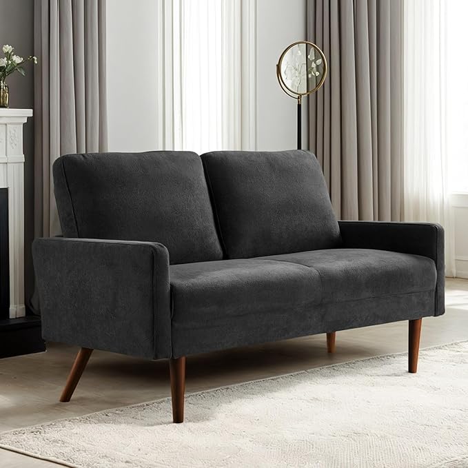 Kent 2 Piece Velvet Sofa and Loveseat Set, European Style - Image 9