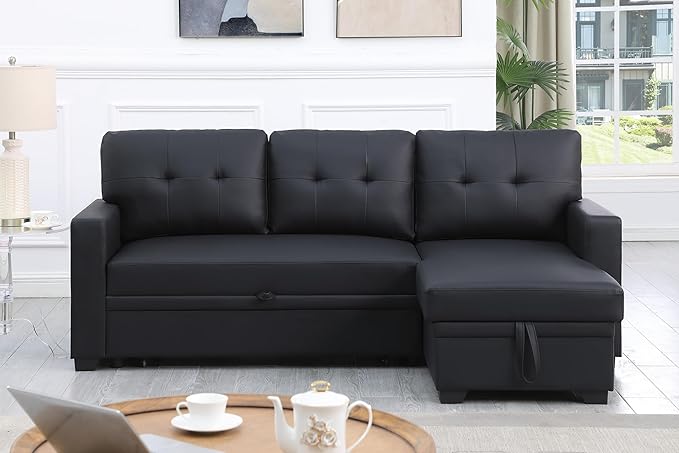 Devion Furniture Maison 4-in-1 Convertible L Shaped Couch - Image 4